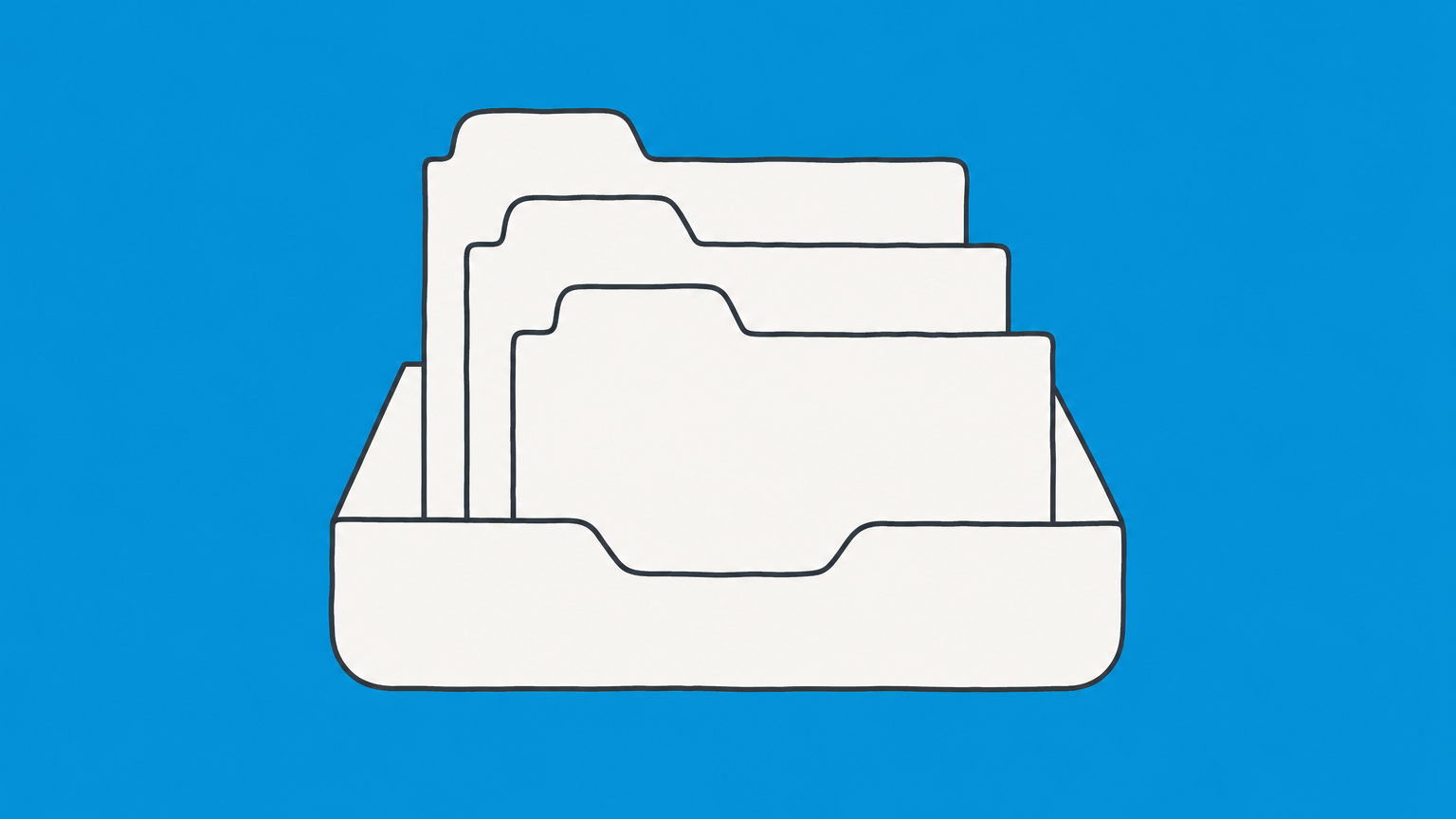 Flat illustration of three linked document tabs, representing patent application and publication numbers