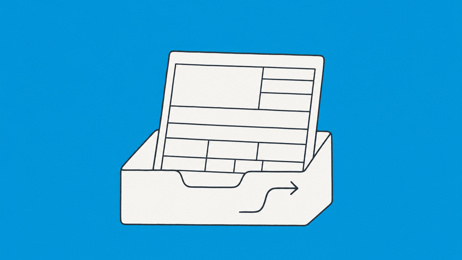 Flat illustration of a branching receipt sorter showing how payments to an S corporation are checked for 1099 exceptions.