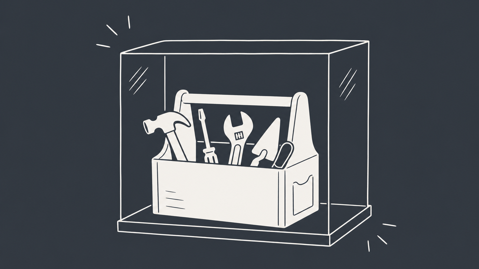 Flat illustration of a payment form and contract folder entering a protective business box to represent 1099 vs LLC.