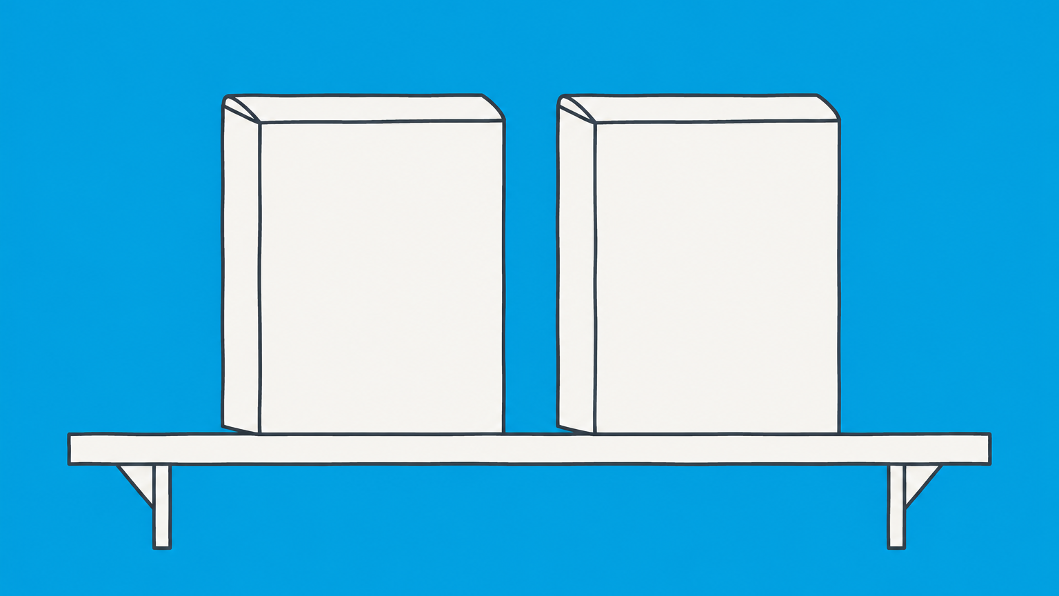 Flat illustration of two similar product boxes connected by a misleading branching path, representing false designation and confusion under 15 USC 1125.