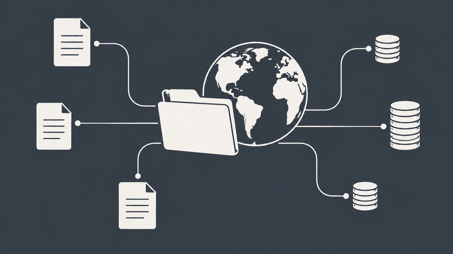 Flat illustration of a patent application branching across a globe into national filings and coin stacks to represent worldwide patent costs.